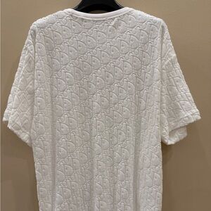 Dior Oblique White Towel T-Shirt